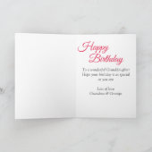 9. Großtochter Pink Fairy Birthday Karte (Innenseite)