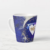 9. Hochzeit Jubiläum Lapis Lazuli Color Milchtasse (Linke Ecke)