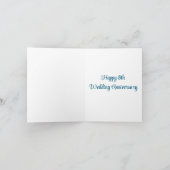 9. Hochzeitstag in Tagen, neun Jahre später Karte (Innenseite)