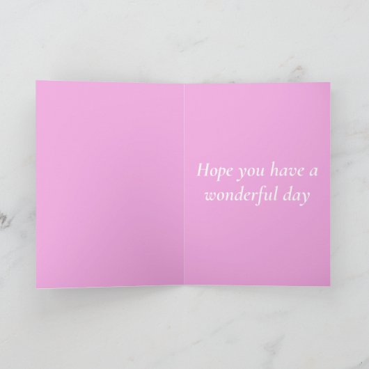 9. Hochzeitstag, Mohn Karte (Innenseite)