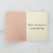 9. Hochzeitstag, Willow und Copper Karte (Innenseite)