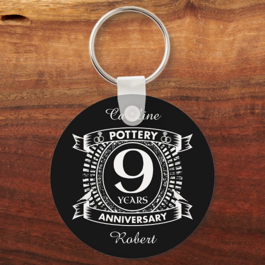 9. Hochzeitstorte Schlüsselanhänger (Vorderseite)