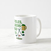 9 Holen, 6 Biere, 1 Bad Idea - Golf Spaß Design Kaffeetasse (VorderseiteRechts)