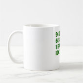 9 Holen, 6 Biere, 1 Bad Idea - Golf Spaß Design Kaffeetasse (Links)