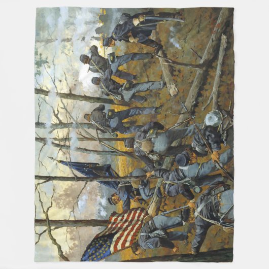 9. ILLINOIS in SHILOH Fleecedecke (Vorderseite)