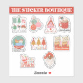 9 In einem Whimsical-Urlaubspaket - Feierabend Aufkleber (Blatt)