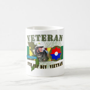 9. Inf Div-Vietnam (m/CIB) Kaffeetasse
