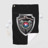 9. Infanterie-Division Custom Shield Golfhandtuch (Insitu)