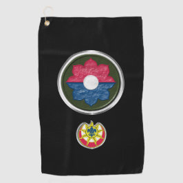 9. Infanterie-Division kundenspezifische Patches u Golfhandtuch