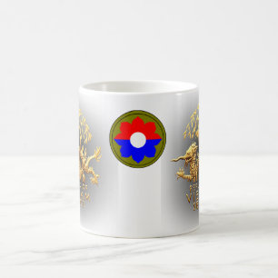9. Infanterie und Vietnam-Service-Drache Kaffeetasse
