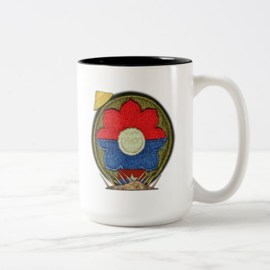 9. Infanterieabteilung Charlie Company Zweifarbige Tasse (Rechts)