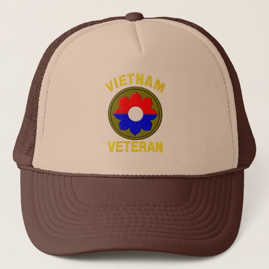 9. Infanteriedivision (Vietnam-Veteran) Truckerkappe (Vorderseite)