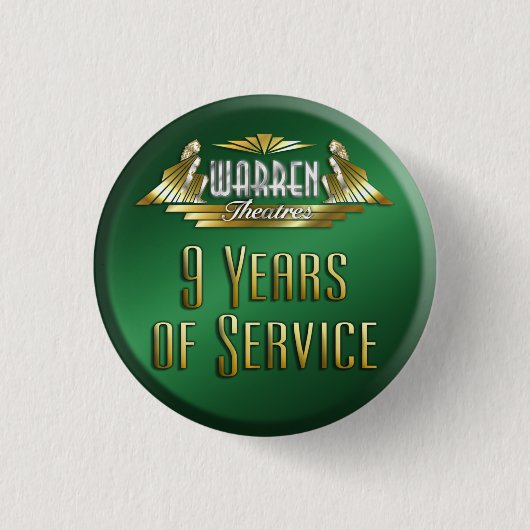 9 Jahr-Button Button (Vorderseite)