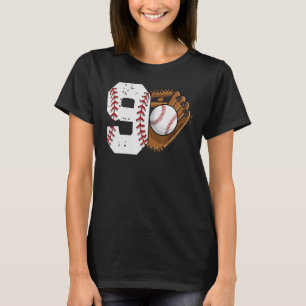 9 Jahre alt 9. Geburtstag Baseball für Jungen Part T-Shirt