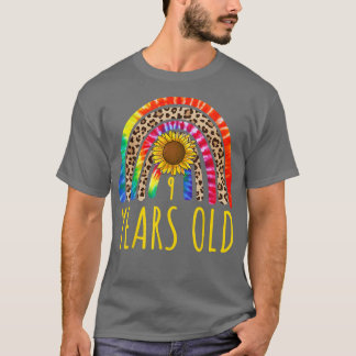 9 Jahre alt 9. Geburtstag Gefärbte Krawatte Sonnen T-Shirt