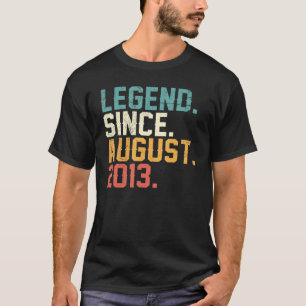9 Jahre alt 9. Geburtstag Junge Legende seit 2. Au T-Shirt