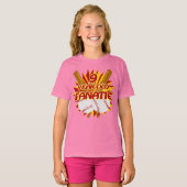 9 Jahre alt Baseball Fanatic T-Shirt (Vorne ganz)