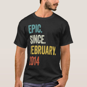 9 Jahre alt Epic Seit Februar 2014 9. Geburtstag T-Shirt