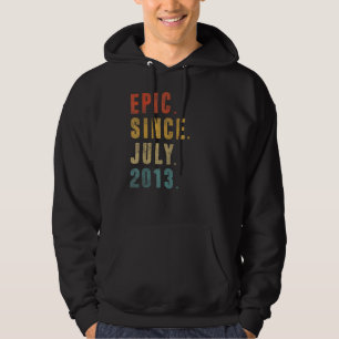 9 Jahre alt Epic Seit Juli 2013 9. Geburtstag Vint Hoodie