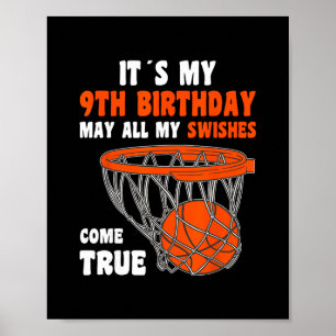 9 Jahre alt Frohen 9. Geburtstag Sketll 9. Geburts Poster
