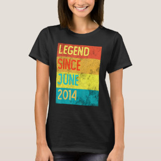 9 Jahre alt Juni 2014 9. Geburtstag T-Shirt
