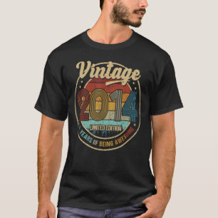 9 Jahre alt Vintag 2014 Ausgabe 9. Geburtstag T-Shirt