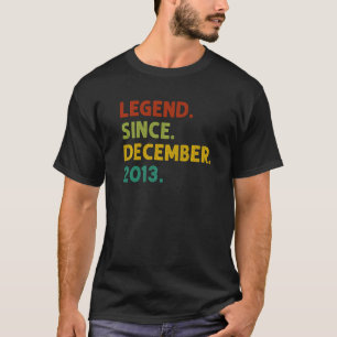 9 Jahre alte Legende seit Dezember 2013 9. Geburts T-Shirt