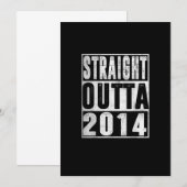 9 Jahre altes Geschenk direkt vor 2014 gemacht im Einladung (Vorne/Hinten)