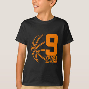 9 Jahre Awesome Sketll 9. Geburtstag T-Shirt