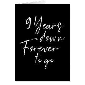 9 Jahre für immer bis zum 9. Hochzeitstag