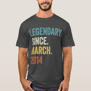 9 Jahre Legendär Seit März 2014 9. Geburtstag2 T-Shirt