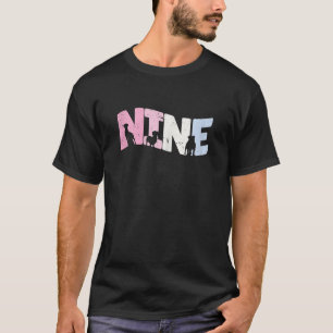 9 Jahre Niedlicher Hund Geburtstagskind 9. T-Shirt