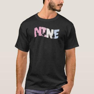 9 Jahre Niedlicher Hund Geburtstagskind 9. T-Shirt