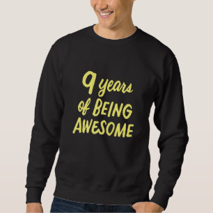 9 Jahre Phantastisch 9 Jahre alt 9 Jahre 9. Geburt Sweatshirt