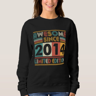 9 Jahre Phantastisch seit 2014 9. Geburtstag Sweatshirt
