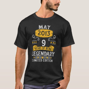 9 Jahre Phantastisch seit Mai 2013 9. Geburtstag T-Shirt