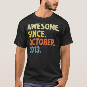 9 Jahre Phantastisch seit Oktober 2013 9. Geburtst T-Shirt