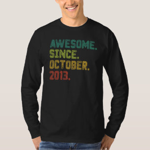 9 Jahre Phantastisch seit Oktober 2013 9. Geburtst T-Shirt