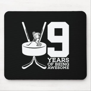 9 JAHRE PHANTASTISCHER EISHOCKEY 9. GEBURTstag Mousepad