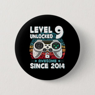 9 Jahre Sonntagsjunge Funny Gamer 9. 9. Jahr B Button