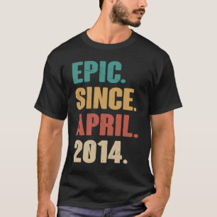 9 Jahre Vintag 2014 Geburtstag 9. Dekoration A T-Shirt