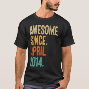 9 Jahre Vintag im April 2014 9. Geburtstag 1 T-Shirt