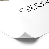 9 Jahre zusammen Foto Collage Hochzeit Jahrestag Poster (Ecke)