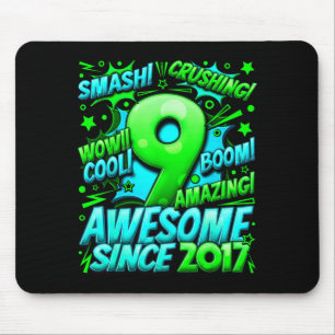 9-jährig für Jungen 9. Geburtstag Junge 9-jähriger Mousepad