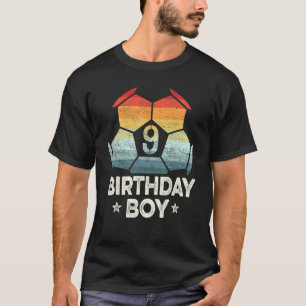 9-jähriger Fußball-Spieler spendet 9. Geburtstag B T-Shirt