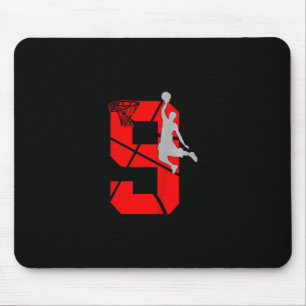 9-jähriges 9. Sketll-Geburtstagsfeierthema Jungen Mousepad