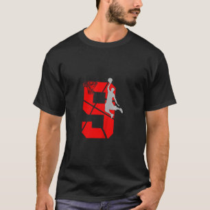 9-jähriges 9. Sketll-Geburtstagsfeierthema Jungen T-Shirt