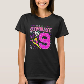 9-jähriges Gymnastik 9. Geburtstag Tumbling Gymnas T-Shirt