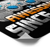 9-jähriges Kinderspielhaus 9 Jahre Level 9 Un Poster (Ecke)