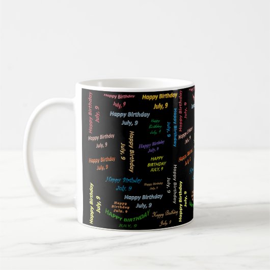 9. Juli Tasse zum Geburtstag (Links)